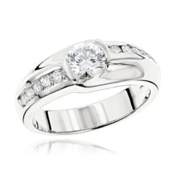 Front Page -Jewelry Sales Store 1 carat solitaire mens diamond ring 145ctw 14k white rose or yellow gold wh
