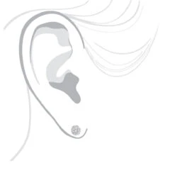 1 Cluster Diamond Earring 0.20ct 14K White Gold Single Earring Men's -Jewelry Sales Store 1 cluster diamond earring 020ct 14k gold single earring mens p 49533 bodwh