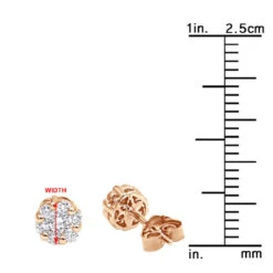 1 Cluster Diamond Earring 0.20ct 14K White Gold Single Earring Men's -Jewelry Sales Store 1 cluster diamond earring 020ct 14k gold single earring mens p 49533 rulerro