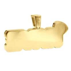 10K Rose Gold 2.5 Carat Diamond Name Plate Pendant For Men And Women 12 10K Rose Gold 2.5 Carat Diamond Name Plate Pendant For Men And Women -Jewelry Sales Store 100627 100627 back yellow