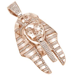 10K Yellow Gold Egyptian Pharaoh Head Diamond Pendant For Men 8ct By Luxurman -Jewelry Sales Store 10k gold egyptian pharaoh head diamond pendant for men 8ct by luxurman ro