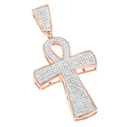 10K Yellow Gold Iced Out Egyptian Ankh Cross Diamond Symbol Of Life Pendant 0.85ct 7 10K Yellow Gold Iced Out Egyptian Ankh Cross Diamond Symbol Of Life Pendant 0.85ct -Jewelry Sales Store 10k gold iced out egyptian ankh cross diamond symbol of life pendant 085ct ro