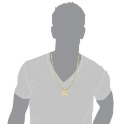 10K Yellow Gold Medusa Medallion Versace Style Diamond Pendant 1.86ct -Jewelry Sales Store 10k gold medusa medallion versace style diamond pendant 186ct 3