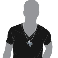 10K White Gold Texas State Map Blue Diamond Pendant 4.95ct -Jewelry Sales Store 10k gold texas state map blue diamond pendant 495ct bodwh