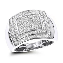 Front Page -Jewelry Sales Store 12 carat 10k gold diamond ring for men by luxurman wh