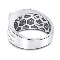 14K White Gold Designer Diamond Ring 0.65ct 9 14K White Gold Designer Diamond Ring 0.65ct -Jewelry Sales Store 14k designer diamond ring 065ct p 40410 backwh