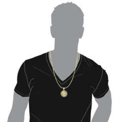 14K Yellow Gold Baby Angel Diamond Medallion Pendant For Men 0.95ct By Luxurman 10 14K Yellow Gold Baby Angel Diamond Medallion Pendant For Men 0.95ct By Luxurman -Jewelry Sales Store 14k gold baby angel diamond medallion pendant for men 095ct by luxurman bodye