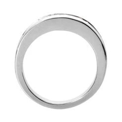 14K White Gold Baguette Diamond Men's Wedding Ring 2ct 6 14K White Gold Baguette Diamond Men's Wedding Ring 2ct -Jewelry Sales Store 14k gold baguette diamond mens wedding ring 2ct p 25637 back white 20220426