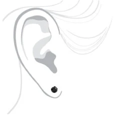 14K White Gold Black Diamond Earrings Bezel Set Studs 1.50ct -Jewelry Sales Store 14k gold black diamond earrings bezel set studs 150ct p 6049 bodwh