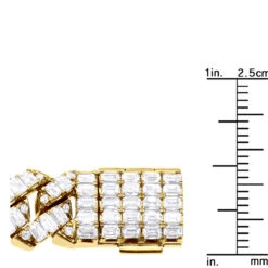 14K Yellow Gold Cuban Link Diamond Bracelet For Men 12mm 1/2in 24.5ct -Jewelry Sales Store 14k gold cuban link diamond bracelet for men 12mm 12in 245ct 804085 ruler yellow