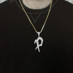 14K Yellow Gold Alphabet Initial Diamond Letter Pendant 4.95ct 5 14K Yellow Gold Alphabet Initial Diamond Letter Pendant 4.95ct -Jewelry Sales Store 14k gold custom made initial p diamond pendant 495ct p 6194bod