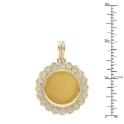 14K Yellow Gold Customizable Picture Frame Diamond Medallion Pendant 2.5Ct 15 14K Yellow Gold Customizable Picture Frame Diamond Medallion Pendant 2.5Ct -Jewelry Sales Store 14k gold customizable picture frame diamond medallion pendant 25ct 804053 rulerye