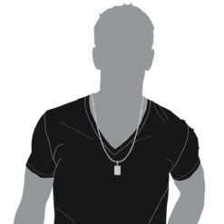 14K White Gold Diamond Dog Tag Pendant Round Diamonds 0.5ct -Jewelry Sales Store 14k gold diamond dog tag pendant round diamonds 075ct p 5776 bodwh