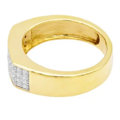 14K Black Plated Gold Diamond Wedding Bands Collection Piece .58ct -Jewelry Sales Store 14k gold diamond wedding bands collection piece 58ct p 6648 backye