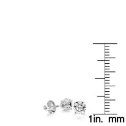 3/4 Carat 14K White Gold Discount Diamond Studs Earrings Round 0.75ct -Jewelry Sales Store 14k gold discount diamond studs earrings round 075ct p 5627 rulerwh