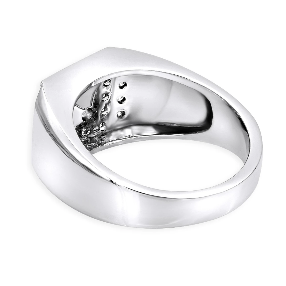 14K Yellow Gold Men's Diamond Ring 1.07ct 4 14K Yellow Gold Men's Diamond Ring 1.07ct - Image 4