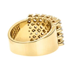 14K Yellow Gold Men's Diamond Ring 1.32ct 9 14K Yellow Gold Men's Diamond Ring 1.32ct -Jewelry Sales Store 14k gold mens diamond rings collection piece 132ct p 5909 backye