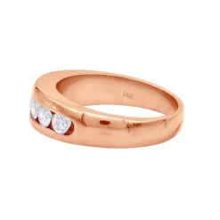 14K White Gold Men's Diamond Wedding Band 0.90ct 6.2mm -Jewelry Sales Store 14k gold mens diamond wedding band 090ct p 25559 backro