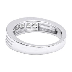 14K White Gold Men's Diamond Wedding Band 1.40ct -Jewelry Sales Store 14k gold mens diamond wedding band 140ct p 27555 backwh