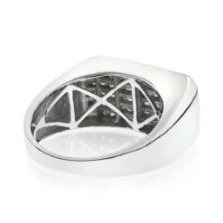 14K White Gold Men's Princess Cut Invisible Diamond Ring Unique Wedding Band 2ct -Jewelry Sales Store 14k gold mens princess cut invisible diamond ring 372 p 6666 backwh