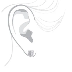 14K White Gold Princess Cut Diamond Stud Earrings 0.54ct -Jewelry Sales Store 14k gold princess cut diamond stud earrings 054ct p 158 bodwh