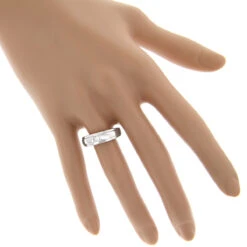 Solitaire 14K White Gold Princess Cut Diamond Wedding Band 0.25ct -Jewelry Sales Store 14k gold princess cut diamond wedding band 025ct p 7008 bodwh