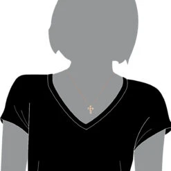 14K Rose Gold Round Diamond Cross Necklace 0.60ct By Luxurman -Jewelry Sales Store 14k gold round diamond cross necklace 060ct p 26542 bodro