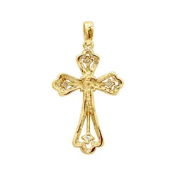 14K White Gold Round Diamond Cross Necklace 0.70ct 12 14K White Gold Round Diamond Cross Necklace 0.70ct -Jewelry Sales Store 14k gold round diamond cross necklace 070ct p 26525 backye