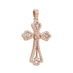 14K White Gold Round Diamond Cross Necklace 0.70ct 10 14K White Gold Round Diamond Cross Necklace 0.70ct -Jewelry Sales Store 14k gold round diamond cross necklace 070ct p 26525 ro