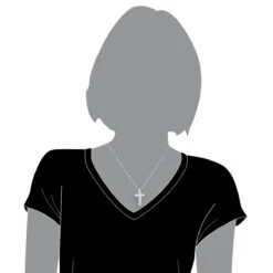 14K White Gold Round Diamond Cross Pendant By Luxurman 0.59ct -Jewelry Sales Store 14k gold round diamond cross pendant 059ct p 26564 bodwh