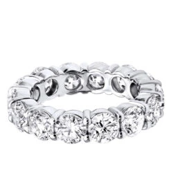 14K White Gold Round Diamond Eternity Band 5.85ct 15 14K White Gold Round Diamond Eternity Band 5.85ct -Jewelry Sales Store 14k gold round diamond eternity band 585ct p 24810 backwh