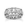 14K White Gold Round Diamond Eternity Ring 2.25ct