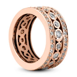 14K White Gold Round Diamond Eternity Ring 2.48ct -Jewelry Sales Store 14k gold round diamond eternity ring 248ct p 24900 back rose 20220426