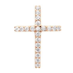 14K White Gold VS Diamond Cross Pendant For Men & Women 1.6Ct -Jewelry Sales Store 14k gold vs diamond cross pendant for men women 16ct 000798 ro