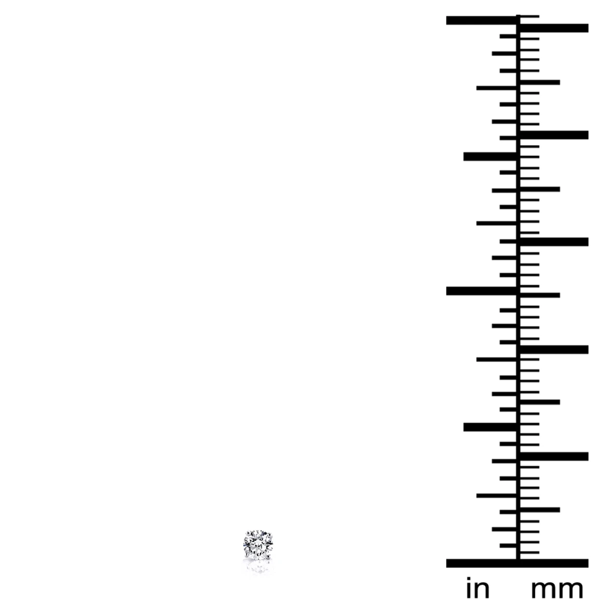 14K Yellow Gold Round Diamond Stud Earrings 0.25ct 5 14K Yellow Gold Round Diamond Stud Earrings 0.25ct - Image 5