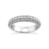 18K White Gold Diamond Eternity Band 0.80ct 4.3mm