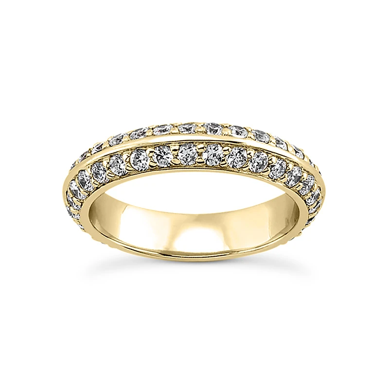 18K White Gold Diamond Eternity Band 0.80ct 4.3mm 2 18K White Gold Diamond Eternity Band 0.80ct 4.3mm - Image 2