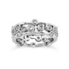 18K White Gold Diamond Eternity Band 0.91ct