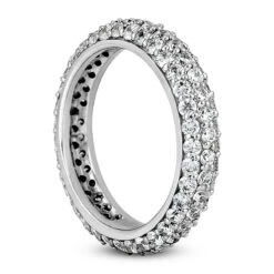 18K White Gold Diamond Eternity Band 1.70ct -Jewelry Sales Store 18k gold diamond eternity band 170ct p 30500 back white 20220426