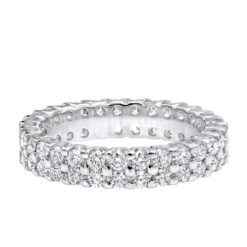 18K White Gold Diamond Eternity Band 1.74ct -Jewelry Sales Store 18k gold diamond eternity band 174ct p 30484 backwh