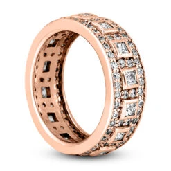 18K White Gold Diamond Eternity Band 1.82ct -Jewelry Sales Store 18k gold diamond eternity band 182ct p 30398 back rose 20220426