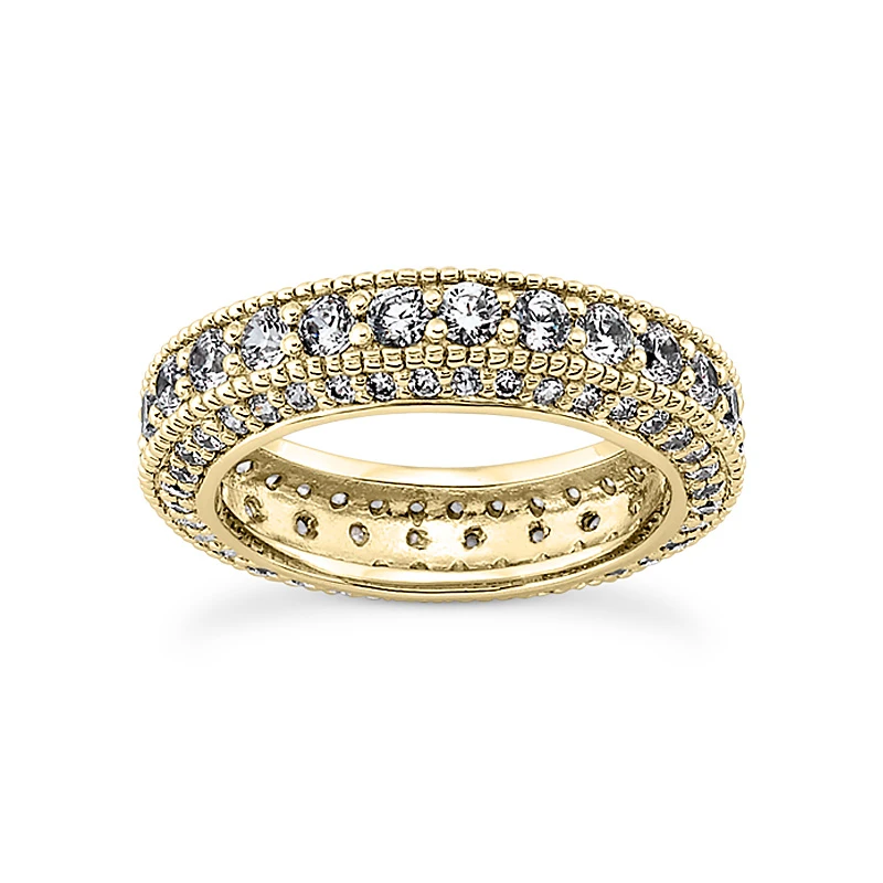 18K White Gold Diamond Eternity Band 2.06ct 2 18K White Gold Diamond Eternity Band 2.06ct - Image 2