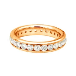 18K White Gold Diamond Eternity Band 2.20ct -Jewelry Sales Store 18k gold diamond eternity band 220ct p 30350 backro