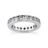 18K White Gold Diamond Eternity Band 2.85ct
