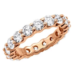 18K White Gold Diamond Eternity Band 3.40ct 5/32in. (4.1mm) 10 18K White Gold Diamond Eternity Band 3.40ct 5/32in. (4.1mm) -Jewelry Sales Store 18k gold diamond eternity band 340ct p 30340 ro