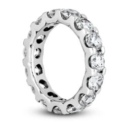 18K White Gold Diamond Eternity Band 4.50ct -Jewelry Sales Store 18k gold diamond eternity band 450ct p 30338 back white 20220426