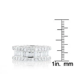 18K White Gold Diamond Eternity Band 5.72ct -Jewelry Sales Store 18k gold diamond eternity band 572ct p 30430 rulerwh