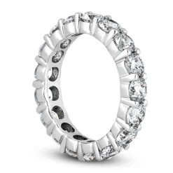 18K White Gold Diamond Eternity Band 5.85ct 12 18K White Gold Diamond Eternity Band 5.85ct -Jewelry Sales Store 18k gold diamond eternity band 585ct p 30320 back white 20220426