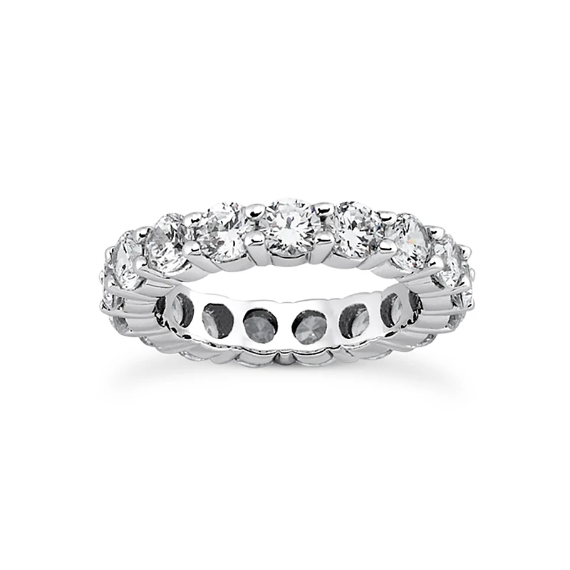 18K White Gold Diamond Eternity Band 5.85ct 1 18K White Gold Diamond Eternity Band 5.85ct