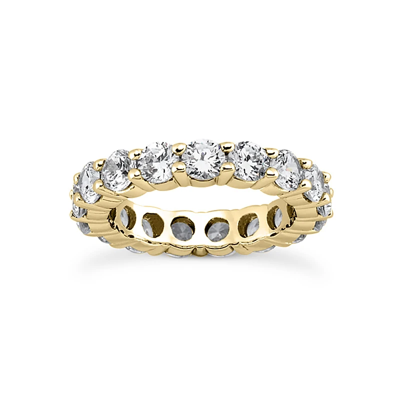 18K White Gold Diamond Eternity Band 5.85ct 2 18K White Gold Diamond Eternity Band 5.85ct - Image 2